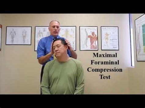 foraminal compression test positive|maximal foraminal compression test.